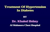 Treatment Of Hypertension In Diabetes