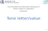 Tone letter/value
