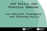 LES Policy and Practice Seminar