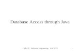 Database Access through Java