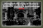 Postgraduate study at Queen’s School of History & Anthropology 2010