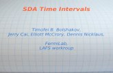 SDA Time Intervals