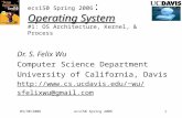 ecs150 Spring 2006 : Operating System #1: OS Architecture, Kernel, & Process