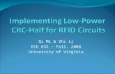 Implementing Low-Power CRC-Half for RFID Circuits