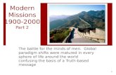 Modern Missions 1900-2000 Part 2
