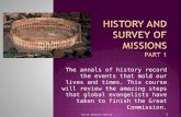 History and Survey of Missions Part 1