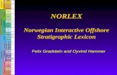 NORLEX Norwegian Interactive Offshore Stratigraphic Lexicon Felix Gradstein and Oyvind Hammer