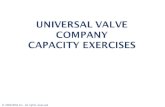 Universal Valve Company  Capacity  Exercises