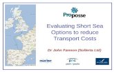 Evaluating Short Sea Options to reduce Transport Costs