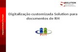 Digitalização customizada Solution para documentos de RH