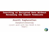 Searching on Encrypted Data Without Revealing the Search Predicate