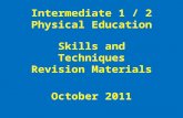 Intermediate 1 / 2 Physical Education