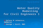 Water Distribution Systems Water Quality Modelling  for Civil Engineers 1