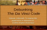 Debunking  The Da Vinci Code