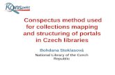 Conspectus method used for collections mapping  and structuring of portals  in Czech libraries