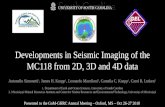 Developments in Seismic Imaging of the MC118 from 2D, 3D and 4D data