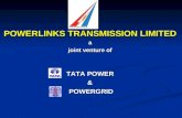 POWERLINKS TRANSMISSION LIMITED a  joint venture of  TATA POWER  &  POWERGRID