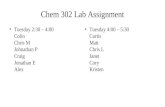 Chem 302 Lab Assignment