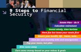 9 Steps to  Financial Security
