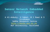 Sensor Network Embedded Intelligence