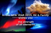 In this NEW YEAR 2013, RK & Family wishes you  the strength  of all elements