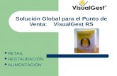 Solución Global para el Punto de Venta:    VisualGest RS