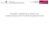Flexible modeling of dose-risk relationships with fractional polynomials