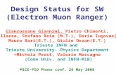 Design Status for SW (Electron Muon Ranger) Gianrossano Giannini,  Pietro Chimenti,