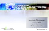 PURE MICHIGAN         STATE TRADE and EXPORT PROMOTION    (STEP) PROGRAM