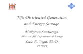 Fiji: Distributed Generation  and Energy Storage  Makereta Sauturaga