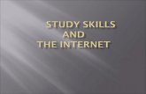 STUDY SKILLS AND THE INTERNET