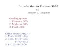 Introduction to Fortran 90/95 by Stephen J. Chapman