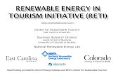 Renewable Energy in  Tourism Initiative (RETI)