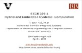EECE 396-1 Hybrid and Embedded Systems: Computation
