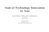 State of Technology Innovation In Asia InterDirect Network Conference Hong Kong April 18, 2013
