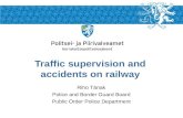 Traffic supervision and   accidents on railway