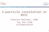 2-particle correlation at RHIC
