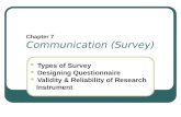 Communication (Survey)