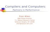 Compilers and Computers: Partners in Performance