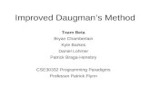 Improved Daugman’s Method