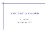 ASIC R&D at Fermilab