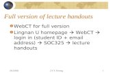 Full version of lecture handouts