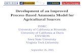 Development of an Improved  Process-Based Ammonia Model for Agricultural Sources