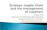 Strategic supply chain and the management  of suppliers