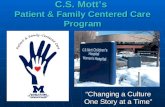 C.S. Mott’s  Patient & Family Centered Care Program