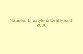 Nausea, Lifestyle & Oral Health 2008