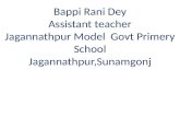 Bappi Rani Dey Assistant teacher Jagannathpur  Model   Govt Primery  School Jagannathpur,Sunamgonj