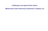 Challenges and opportunities before  Maharashtra State Electricity Distribution Company Ltd.