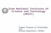 Ulsan National Institute of  Science and Technology (UNIST)