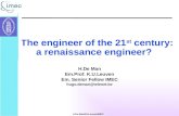 TThe  engineer of the 21 st  century: a  renaissance  engineer?
